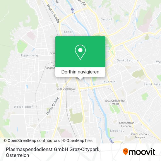 Plasmaspendedienst GmbH Graz-Citypark Karte