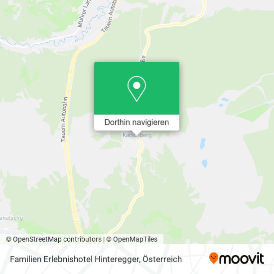 Familien Erlebnishotel Hinteregger Karte
