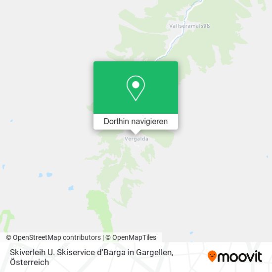 Skiverleih U. Skiservice d'Barga in Gargellen Karte