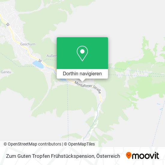 Zum Guten Tropfen Frühstückspension Karte