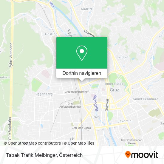 Tabak Trafik Melbinger Karte