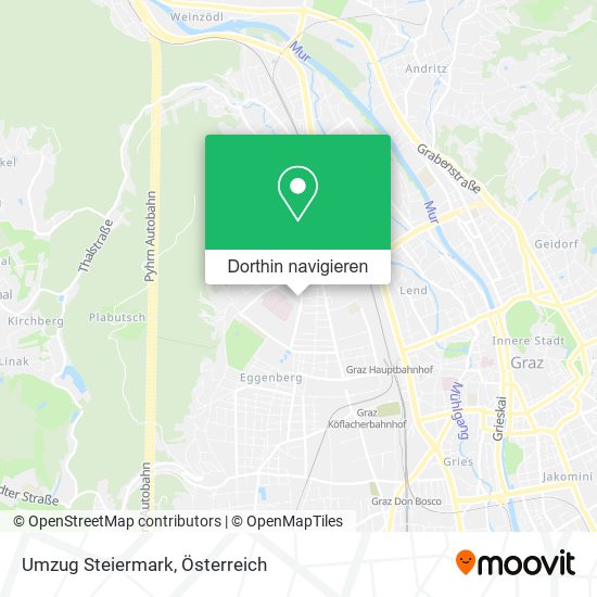 Umzug Steiermark Karte