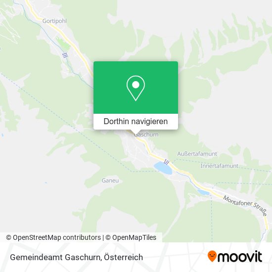 Gemeindeamt Gaschurn Karte