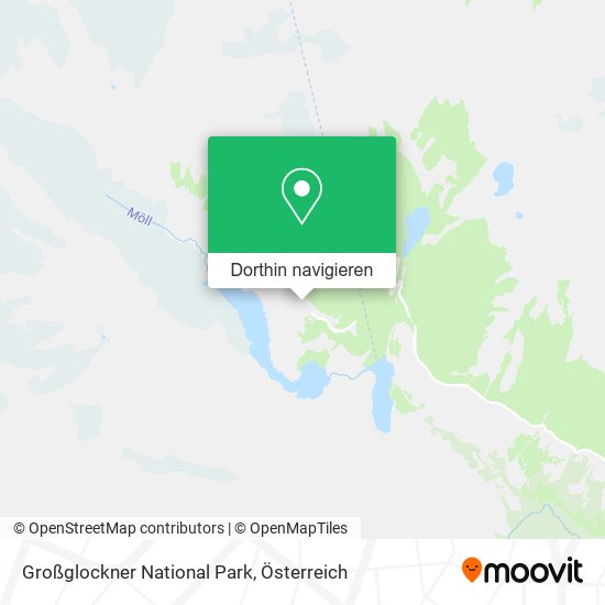 Großglockner National Park Karte
