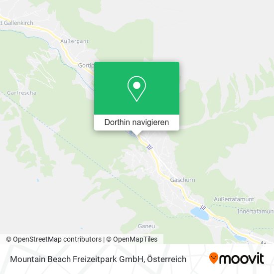 Mountain Beach Freizeitpark GmbH Karte