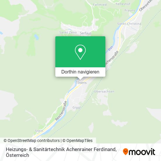 Heizungs- & Sanitärtechnik Achenrainer Ferdinand Karte