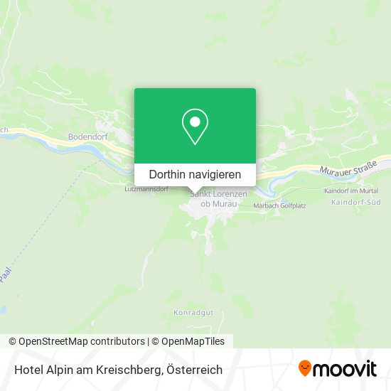 Hotel Alpin am Kreischberg Karte