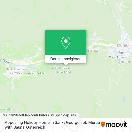 Appealing Holiday Home in Sankt Georgen ob Murau with Sauna Karte