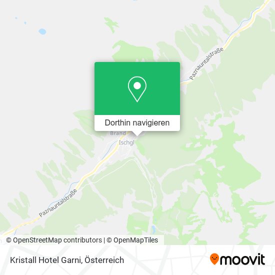 Kristall Hotel Garni Karte