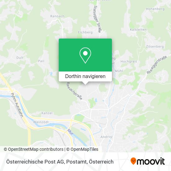 Österreichische Post AG, Postamt Karte