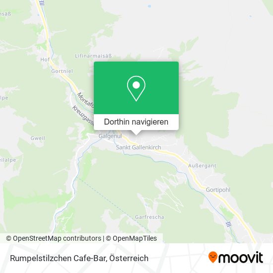 Rumpelstilzchen Cafe-Bar Karte