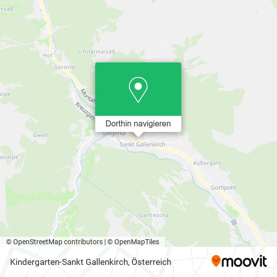 Kindergarten-Sankt Gallenkirch Karte
