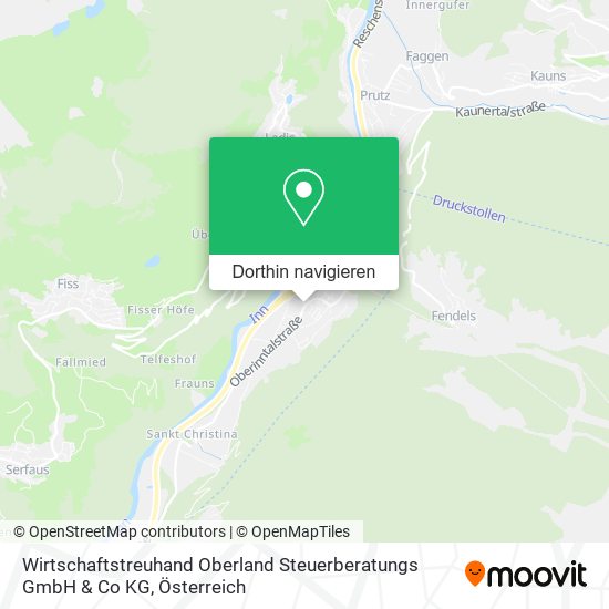 Wirtschaftstreuhand Oberland Steuerberatungs GmbH & Co KG Karte