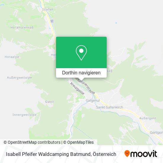 Isabell Pfeifer Waldcamping Batmund Karte