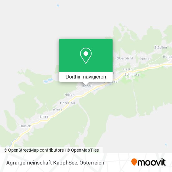 Agrargemeinschaft Kappl-See Karte