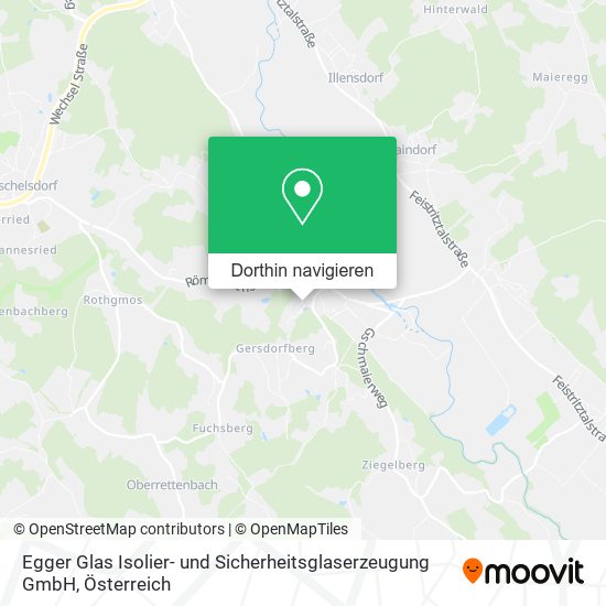 Egger Glas Isolier- und Sicherheitsglaserzeugung GmbH Karte