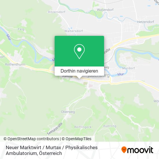 Neuer Marktwirt / Murtax / Physikalisches Ambulatorium Karte