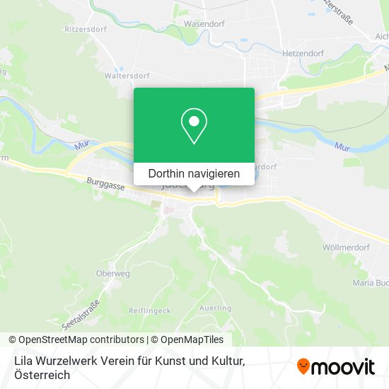 Lila Wurzelwerk Verein für Kunst und Kultur Karte