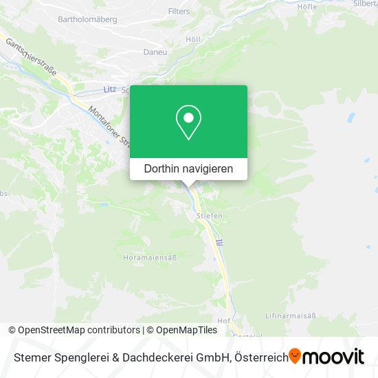 Stemer Spenglerei & Dachdeckerei GmbH Karte