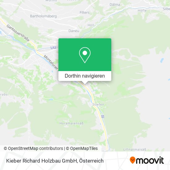 Kieber Richard Holzbau GmbH Karte