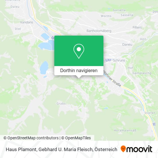 Haus Plamont, Gebhard U. Maria Fleisch Karte