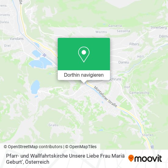 Pfarr- und Wallfahrtskirche Unsere Liebe Frau Mariä Geburt' Karte