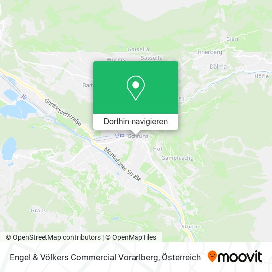Engel & Völkers Commercial Vorarlberg Karte