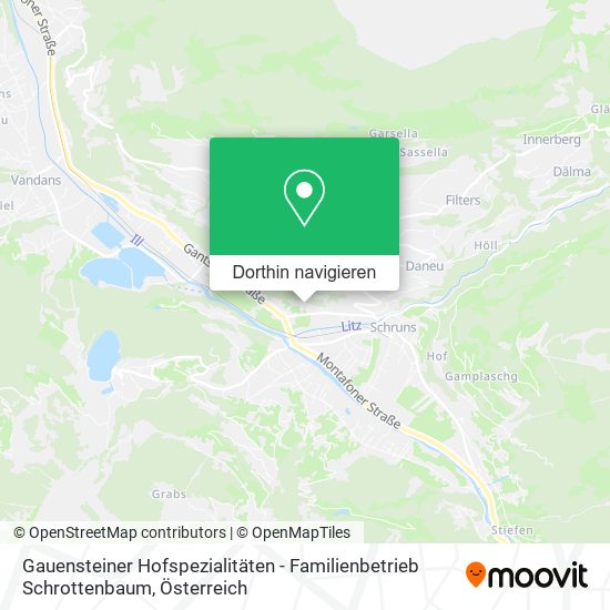 Gauensteiner Hofspezialitäten - Familienbetrieb Schrottenbaum Karte