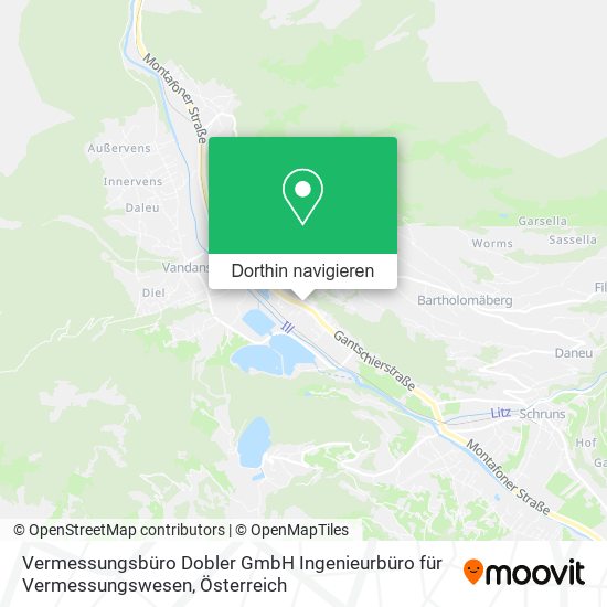 Vermessungsbüro Dobler GmbH Ingenieurbüro für Vermessungswesen Karte