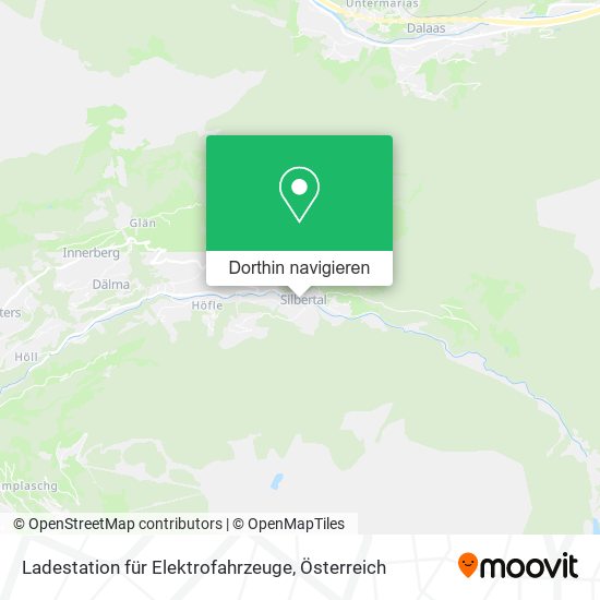 Ladestation für Elektrofahrzeuge Karte