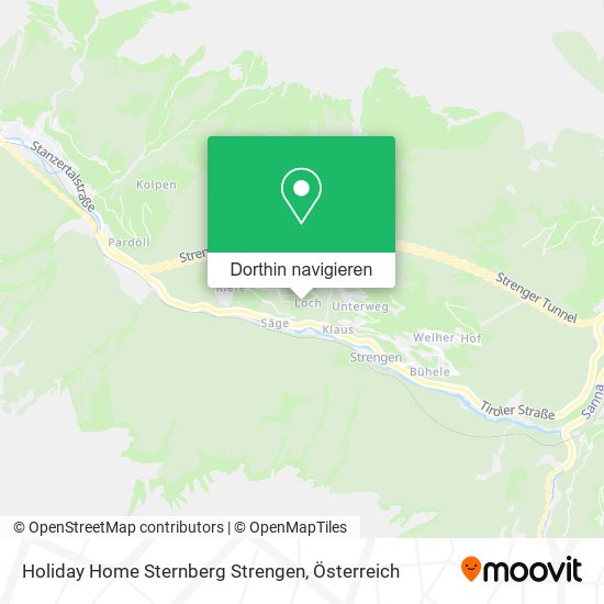 Holiday Home Sternberg Strengen Karte