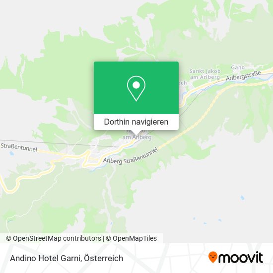 Andino Hotel Garni Karte