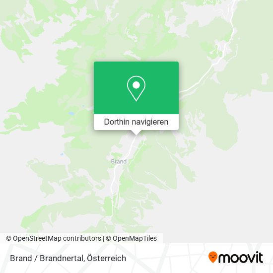 Brand / Brandnertal Karte