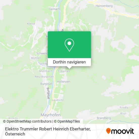 Elektro Trummler Robert Heinrich Eberharter Karte