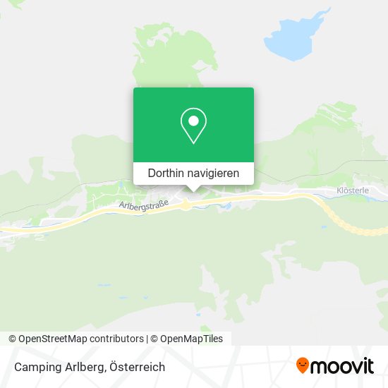 Camping Arlberg Karte