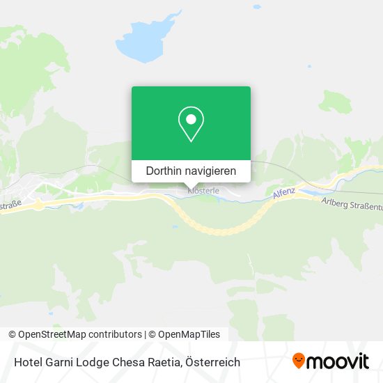 Hotel Garni Lodge Chesa Raetia Karte
