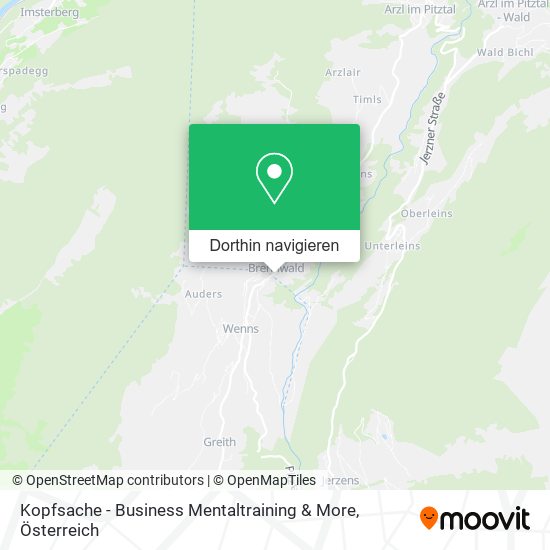 Kopfsache - Business Mentaltraining & More Karte