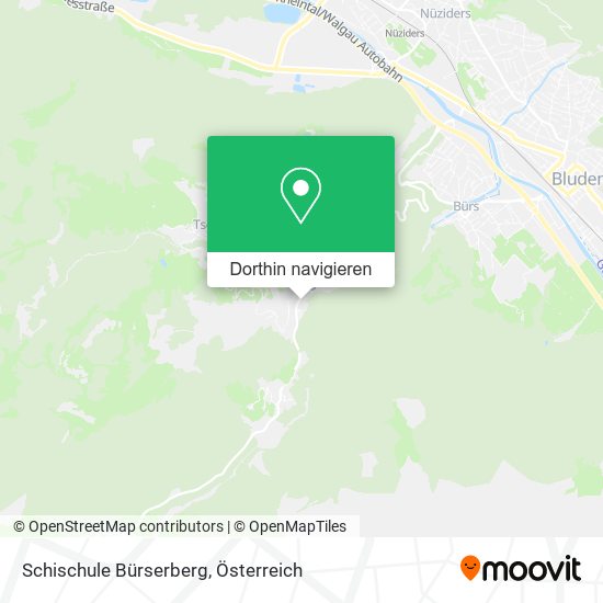 Schischule Bürserberg Karte