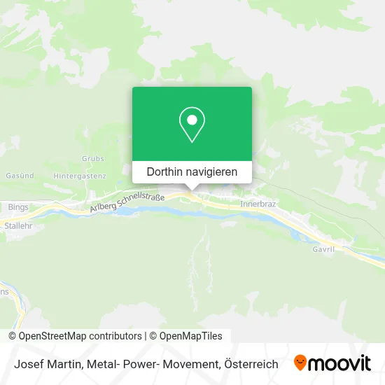 Josef Martin, Metal- Power- Movement Karte