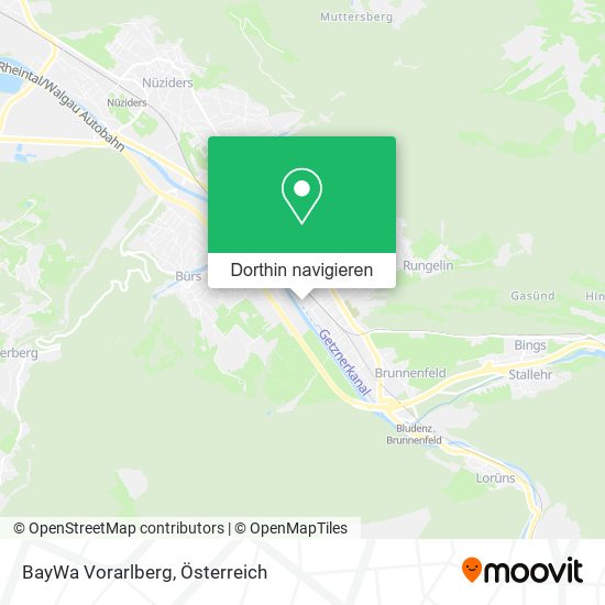 BayWa Vorarlberg Karte