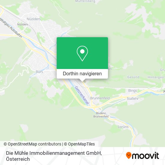 Die Mühle Immobilienmanagement GmbH Karte