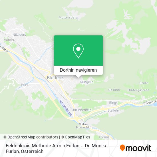 Feldenkrais Methode Armin Furlan U Dr. Monika Furlan Karte