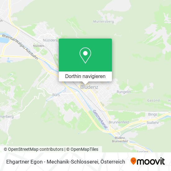 Ehgartner Egon - Mechanik-Schlosserei Karte