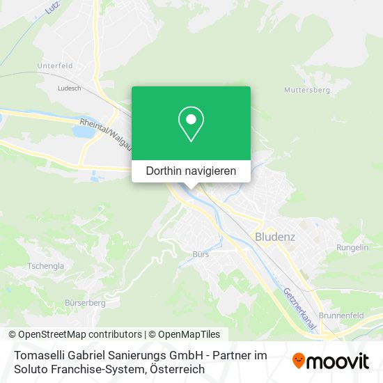Tomaselli Gabriel Sanierungs GmbH - Partner im Soluto Franchise-System Karte