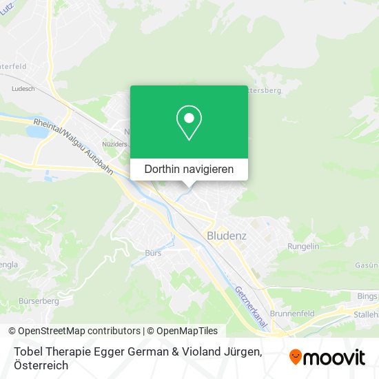 Tobel Therapie Egger German & Violand Jürgen Karte