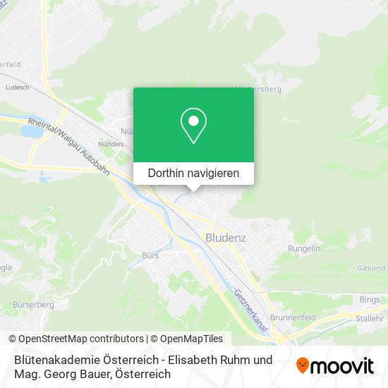 Blütenakademie Österreich - Elisabeth Ruhm und Mag. Georg Bauer Karte