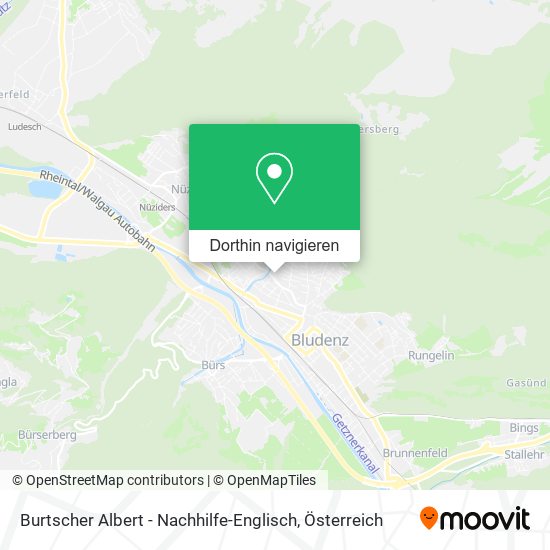 Burtscher Albert - Nachhilfe-Englisch Karte
