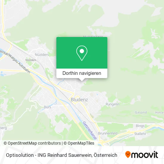 Optisolution - ING Reinhard Sauerwein Karte