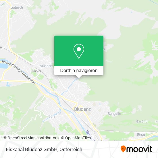 Eiskanal Bludenz GmbH Karte