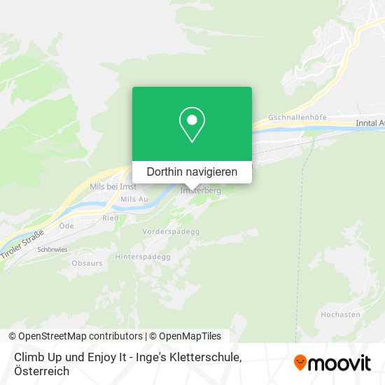 Climb Up und Enjoy It - Inge's Kletterschule Karte